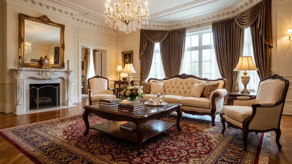 Grand Hotel-Style Living Room