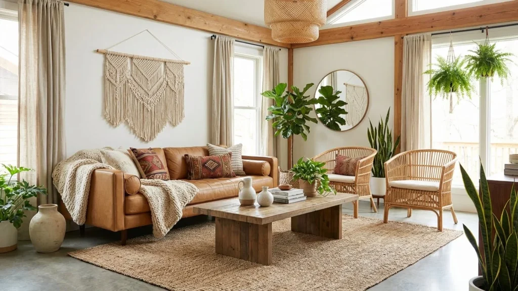 Modern Boho Living Room