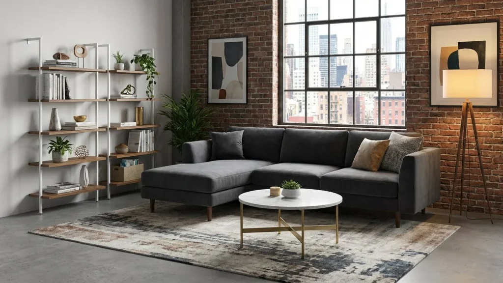 Urban Chic Small-Space Modern Living Room