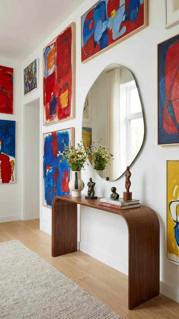Art Filled Foyer