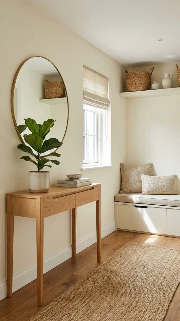 Compact Stylish Foyer