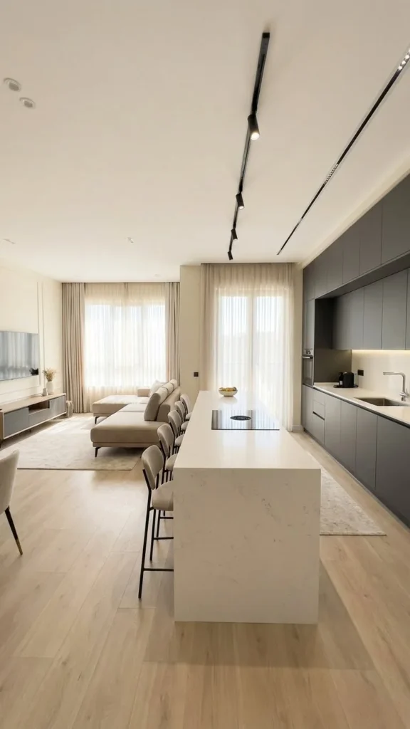  Contemporary Open Kitchen