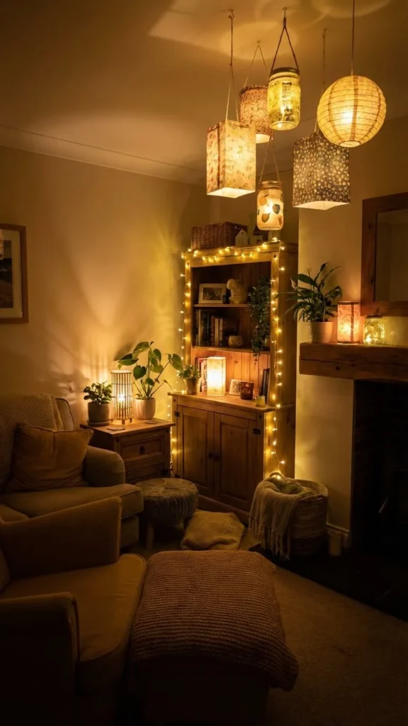 DIY House Decorations with Lights