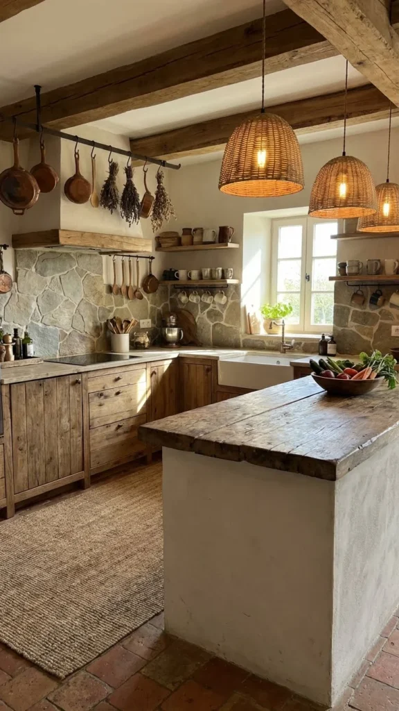 Earthy Texture Kitchen