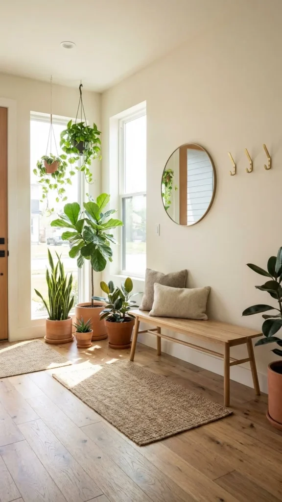 Entryway with Plants