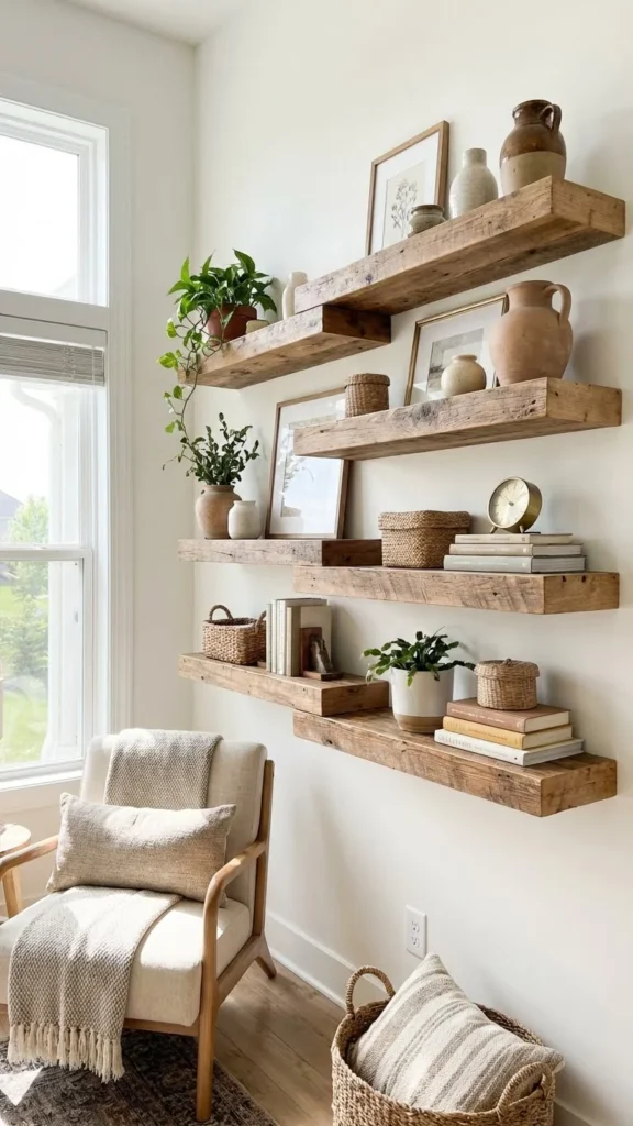 Floating Shelf Arrangements