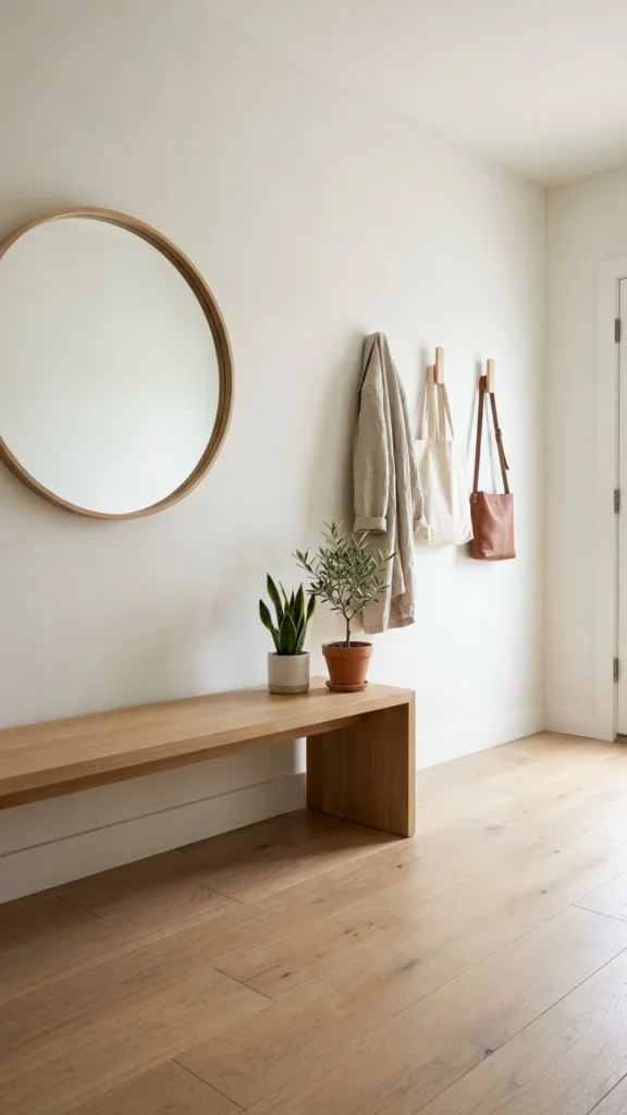 Minimalist Hook Entryway