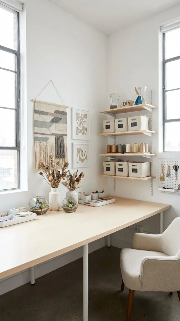 Modern DIY Crafts Room Decor