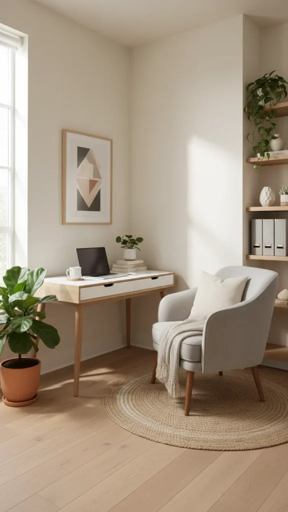 Modern Home Office Corner