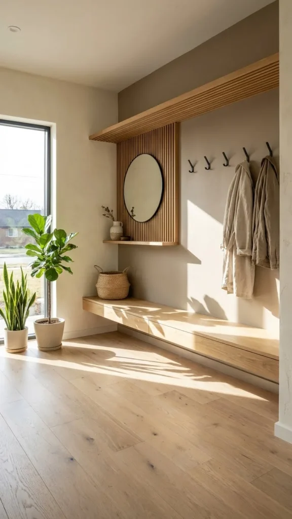 Natural Wood Entryway