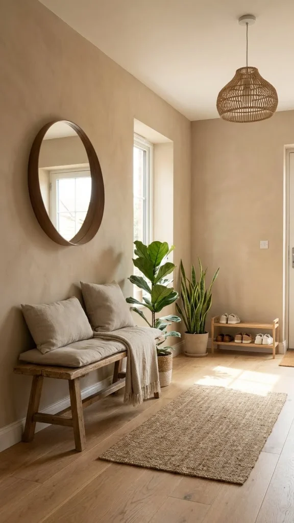 Neutral Toned Entryway