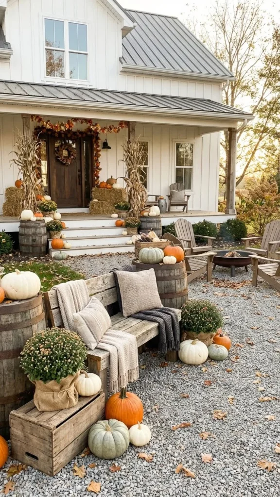  Outdoor Farmhouse Fall Decorations