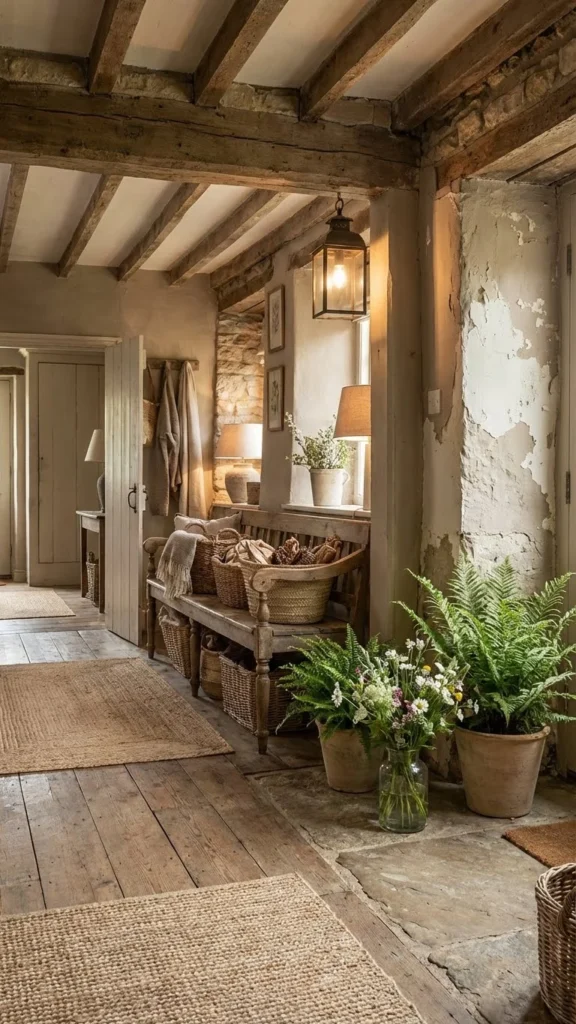 Rustic Entranceway Styling