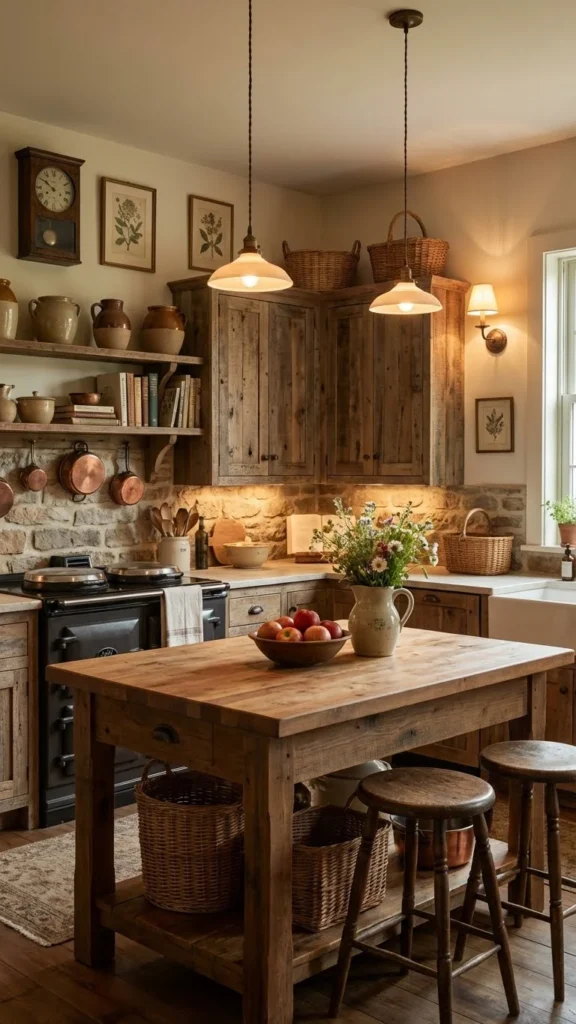 Rustic Wood Kitchen Style
