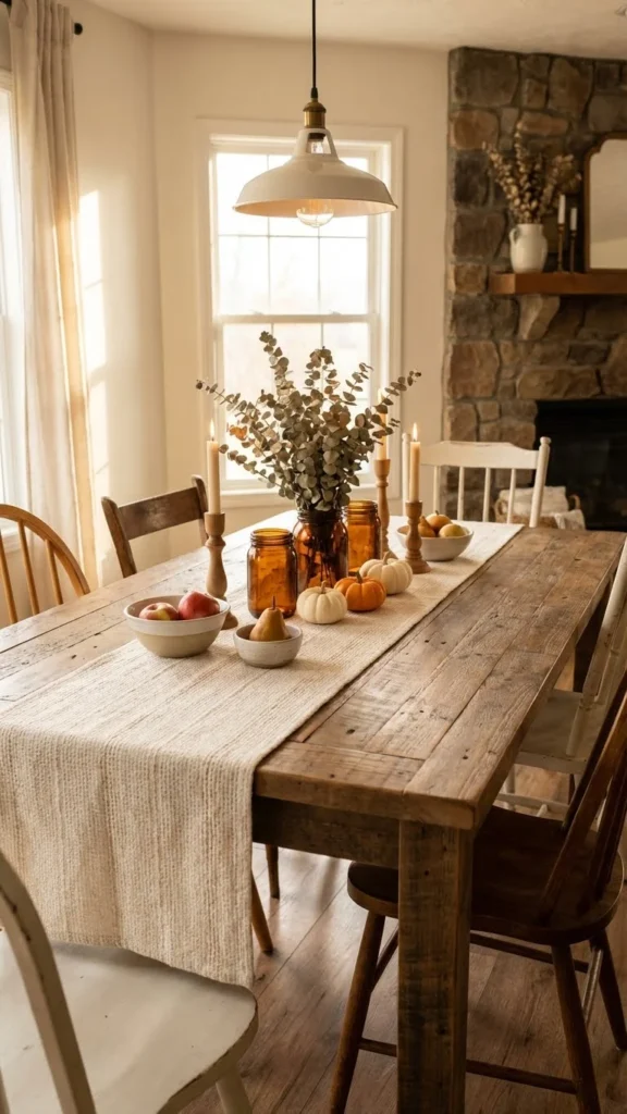  Simple Farmhouse Fall Table Decor