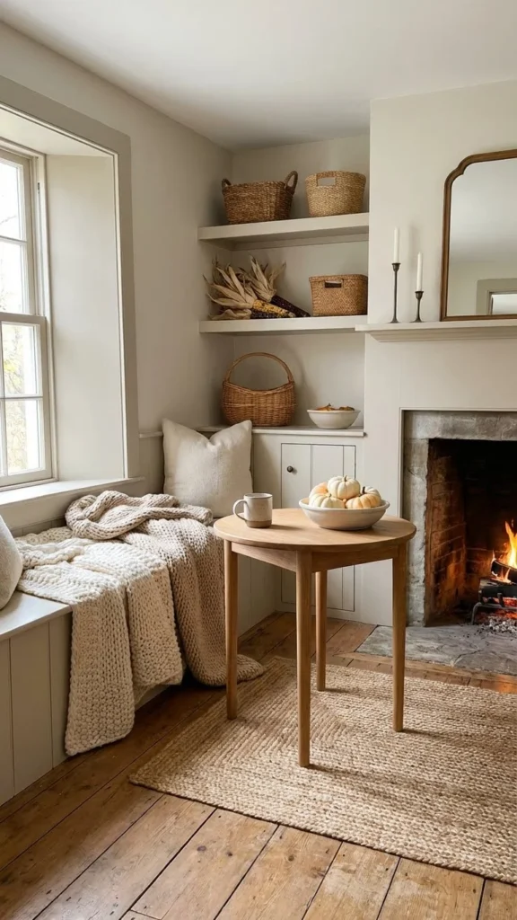 Small Space Farmhouse Fall Decor