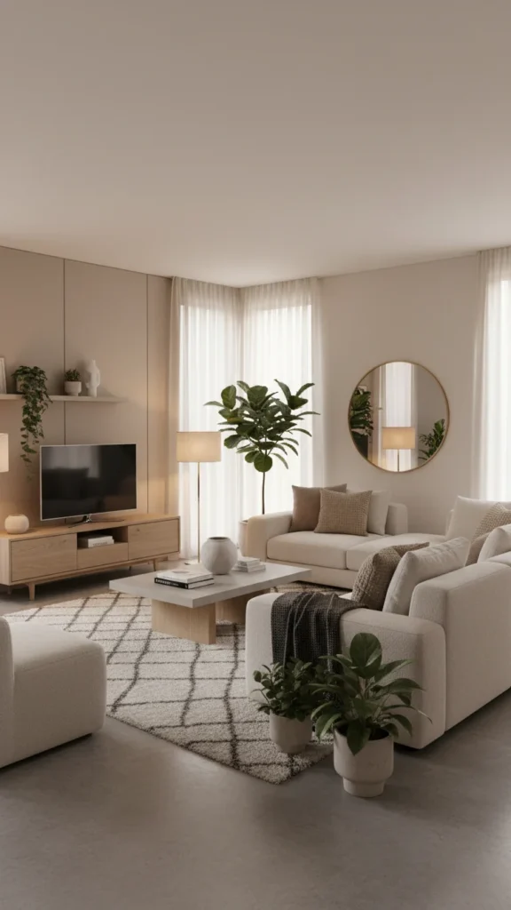  Soft Color Living Room 