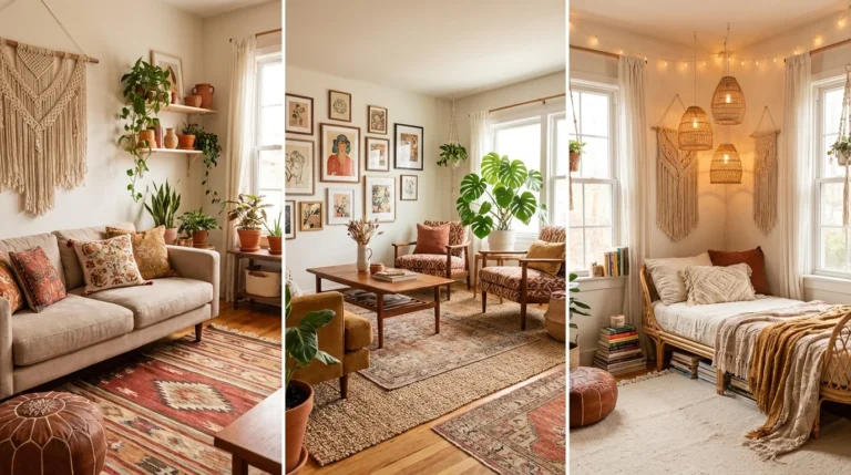 Boho Aesthetic Living Room