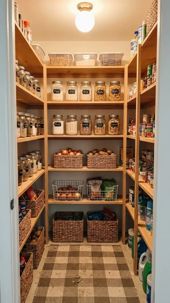 Budget Friendly Walk In Pantry