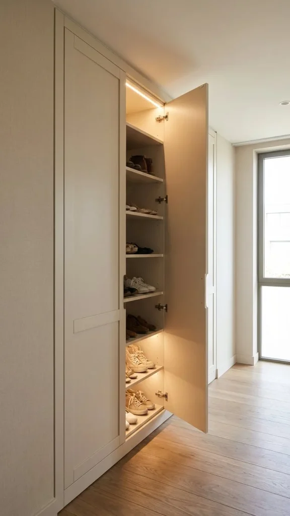 Built In Shoe Storage Cabinet