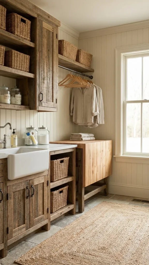 Cabinet Storage Laundry