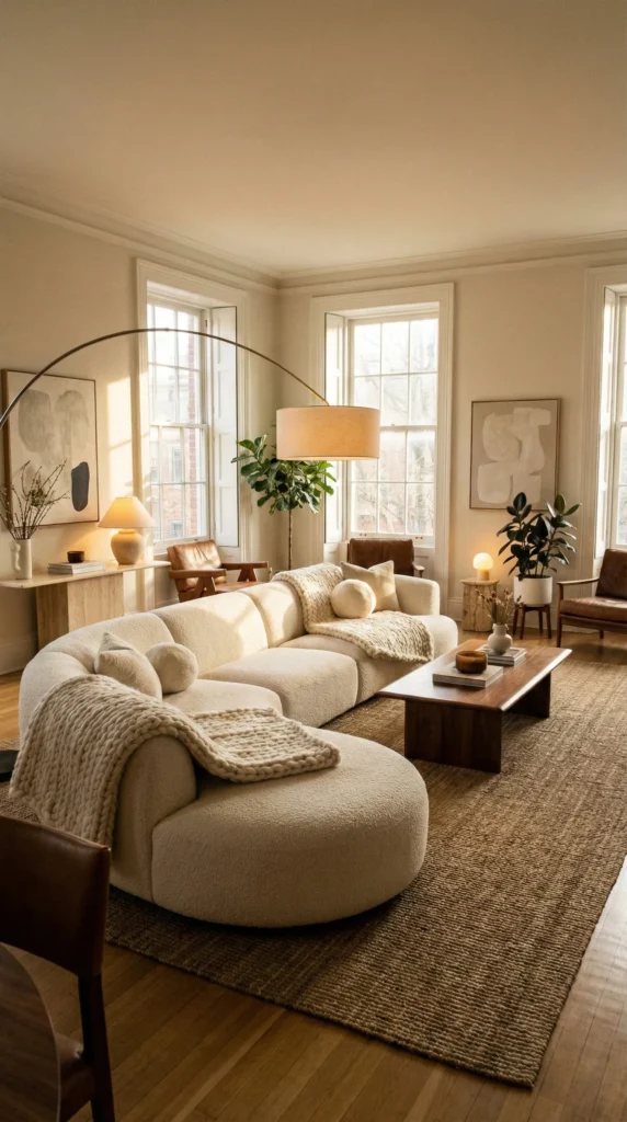 Chic Boucle Sectional