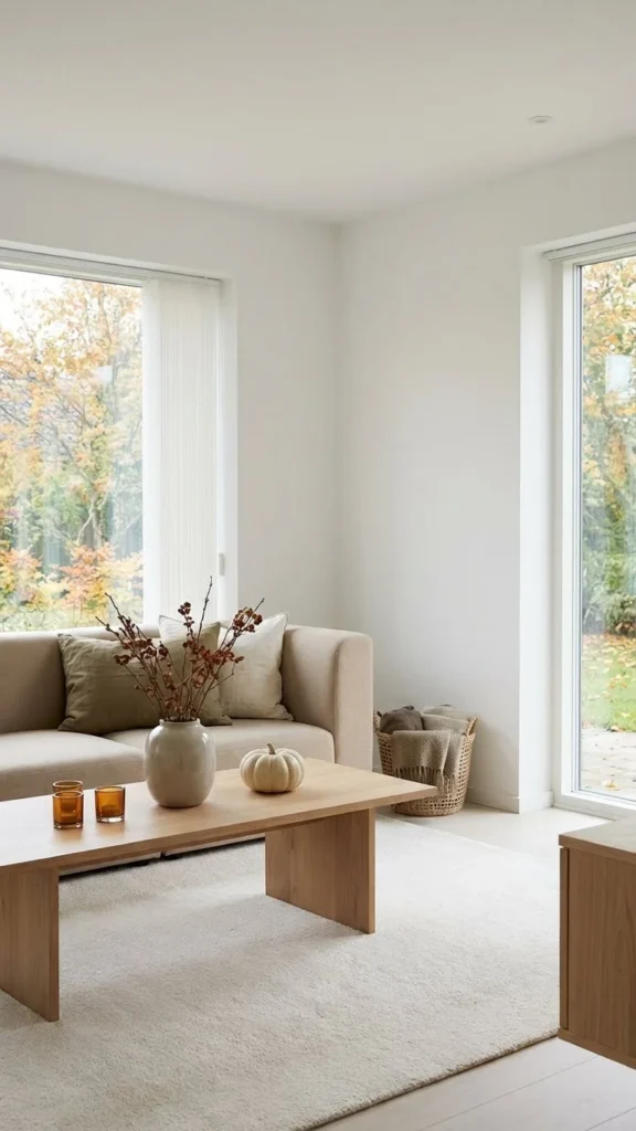 Clean Aesthetic Fall Decor