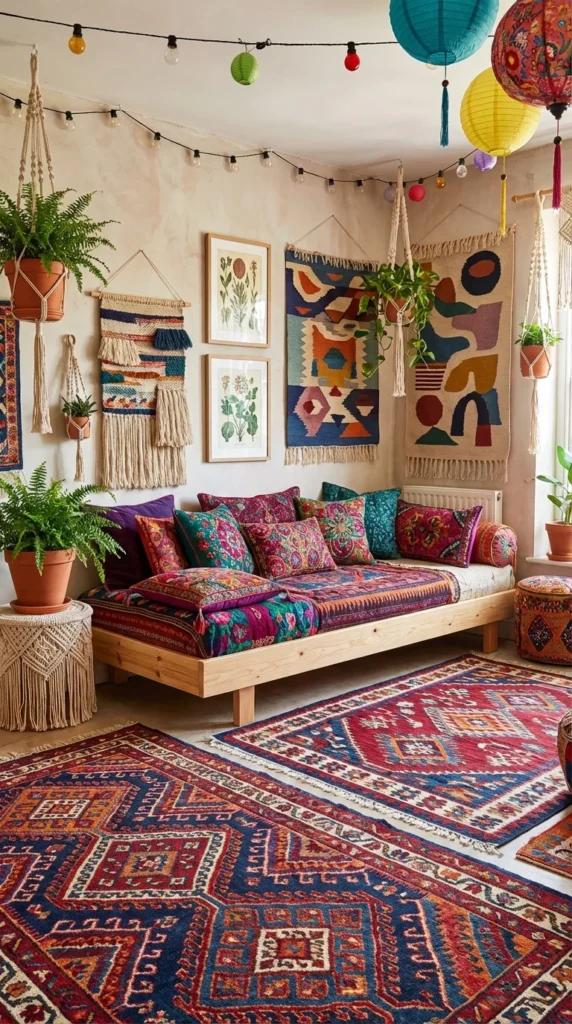 Colorful Boho Room