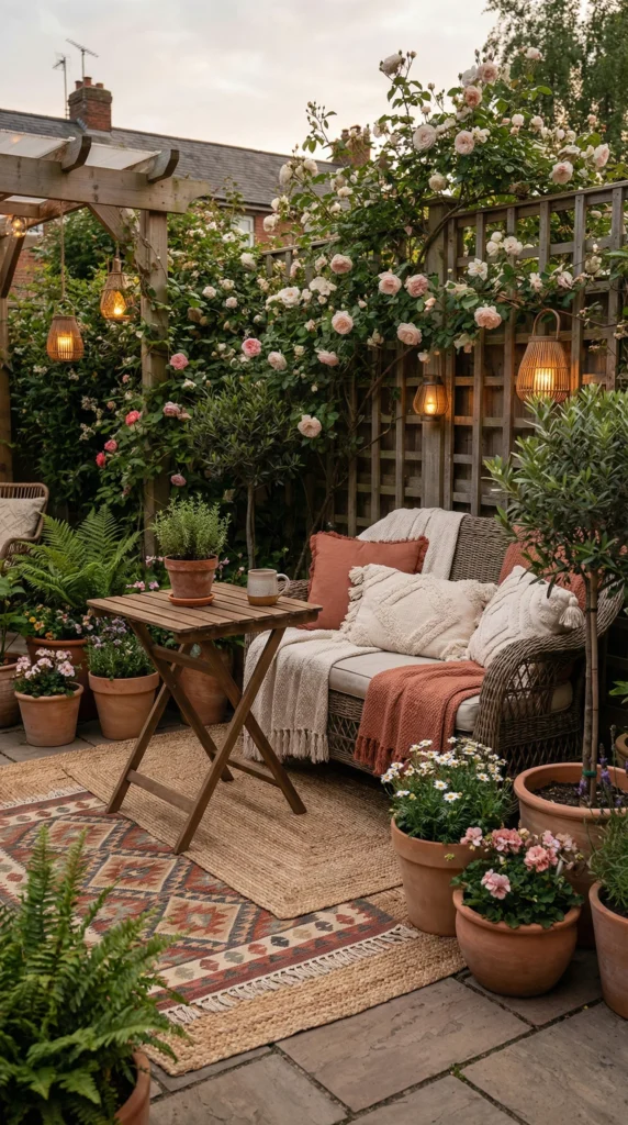 Colorful Patio Touches