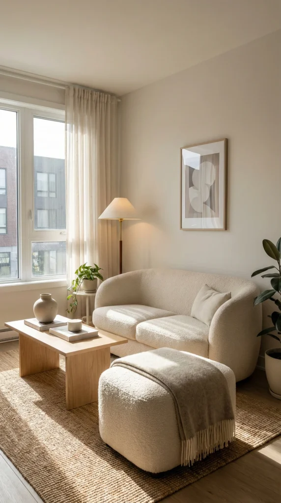 Compact Boucle Seating