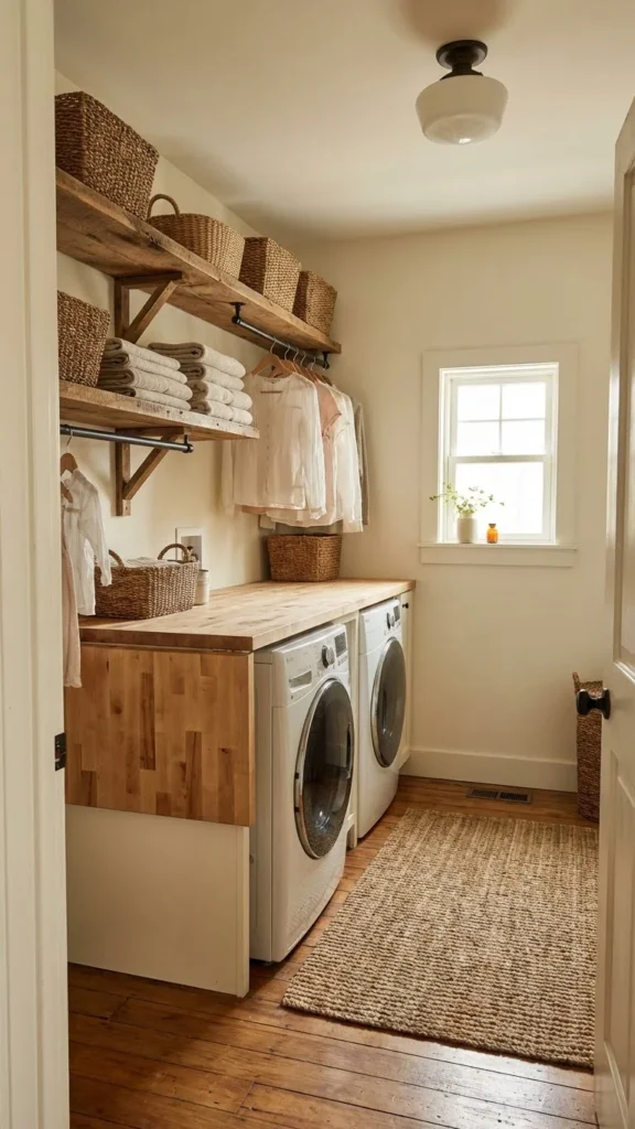 Cozy Farmhouse Laundry
