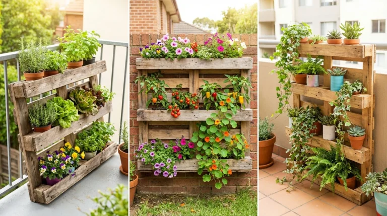 DIY Vertical Pallet Planter