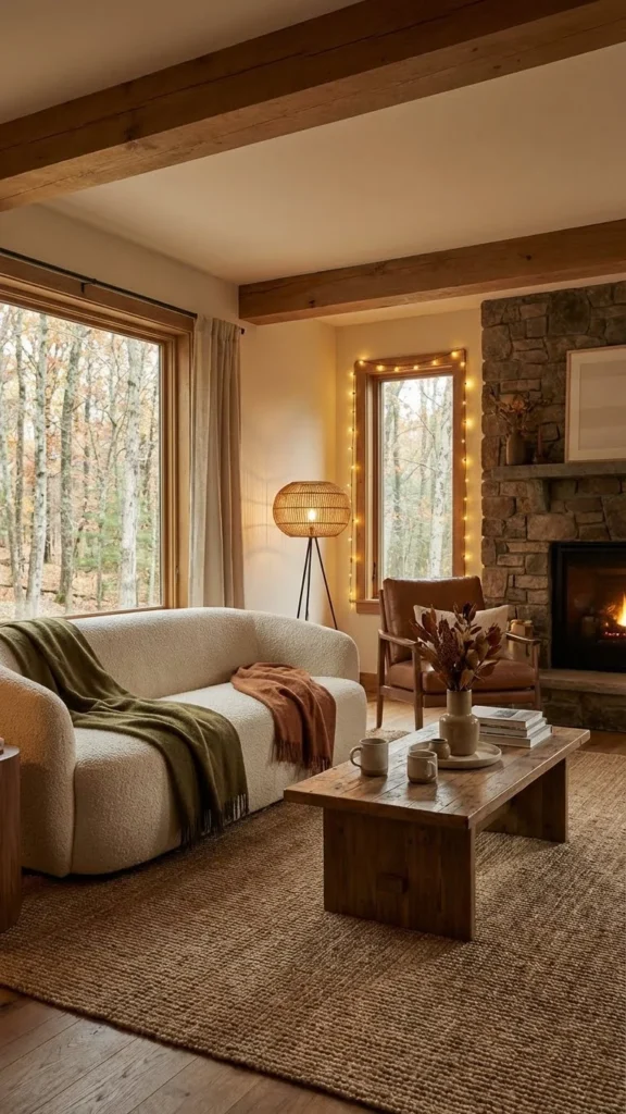 Earthy Modern Fall Decor