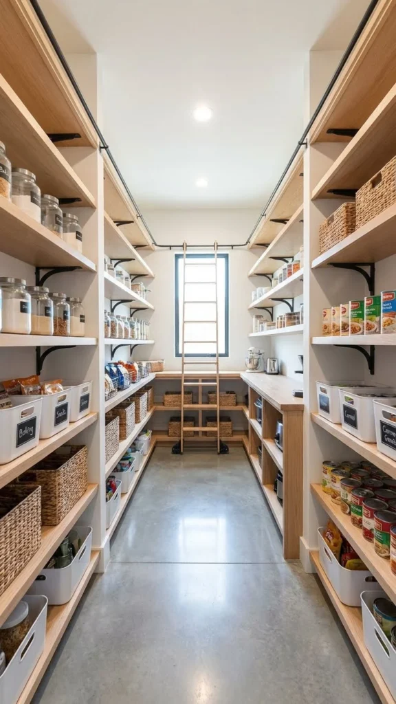 Efficient Walk In Pantry Layout