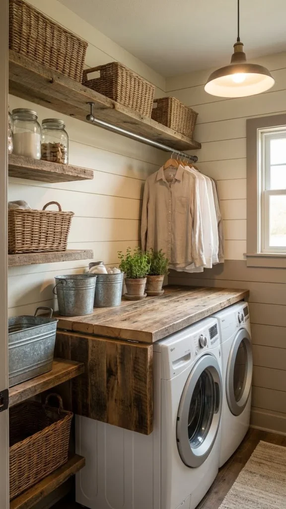 Farmhouse Small Laundry