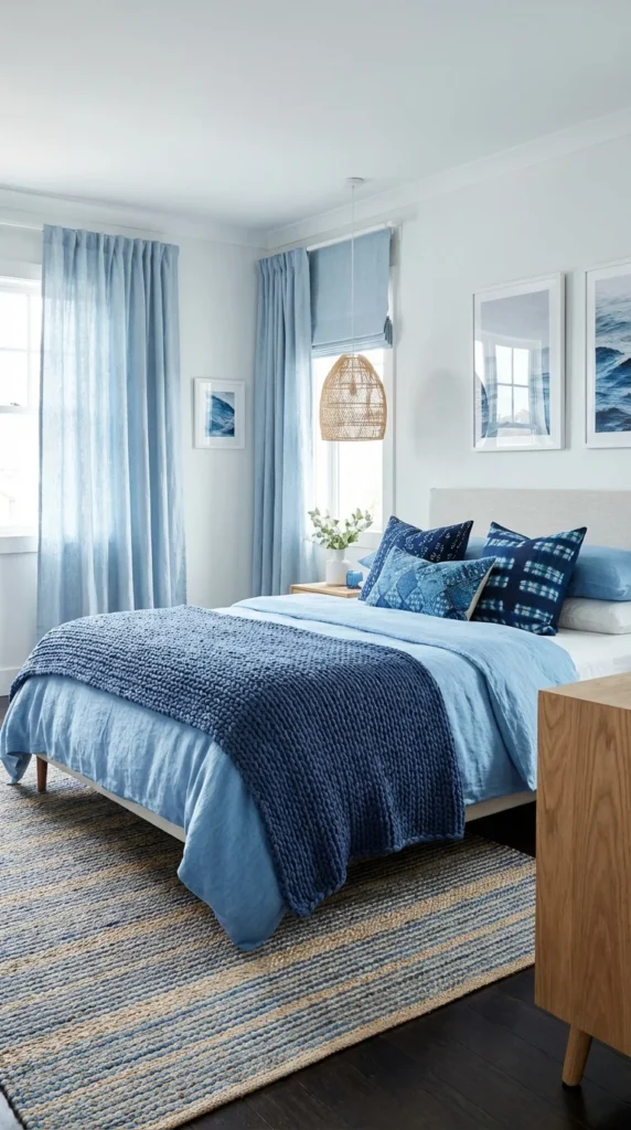 Layered Blue Textures