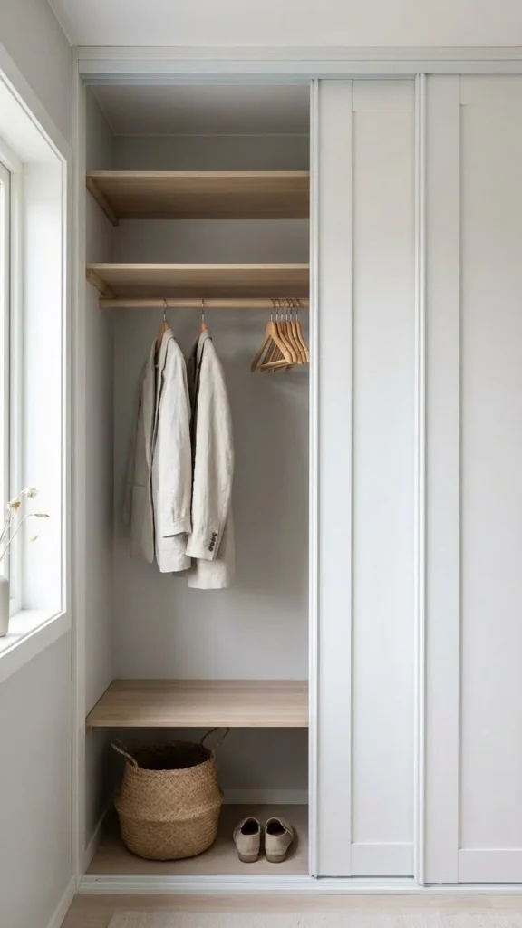 Minimalist Entryway Closets