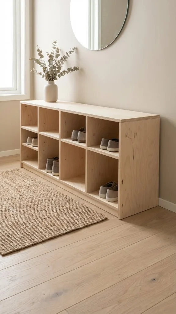 Minimalist Shoe Storage Unit