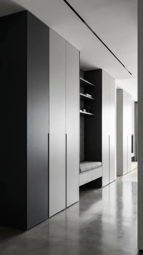 Modern Entryway Closets