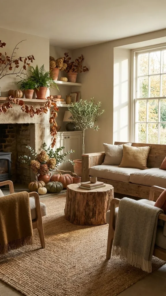 Natural Autumn Decorating Style