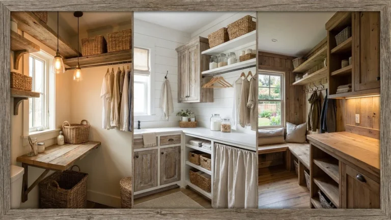 Rustic Charm Laundry Room Ideas