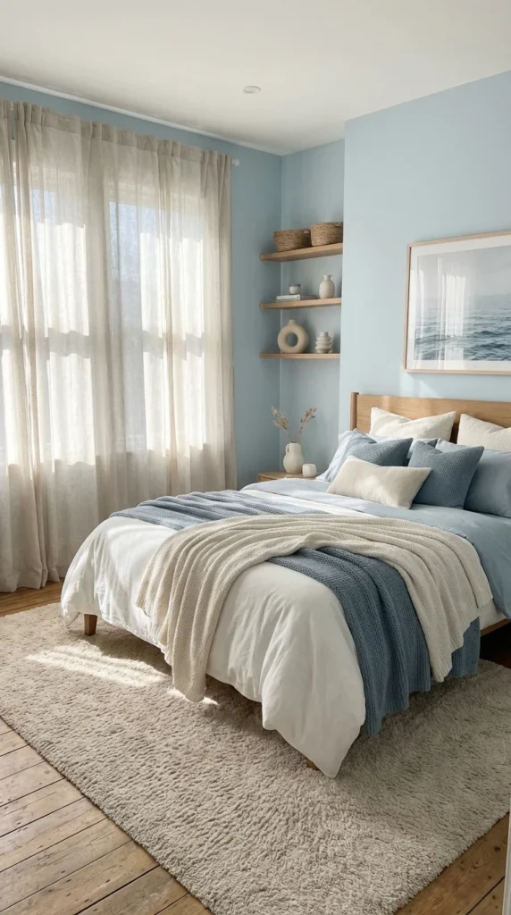 Serene Blue Bedroom