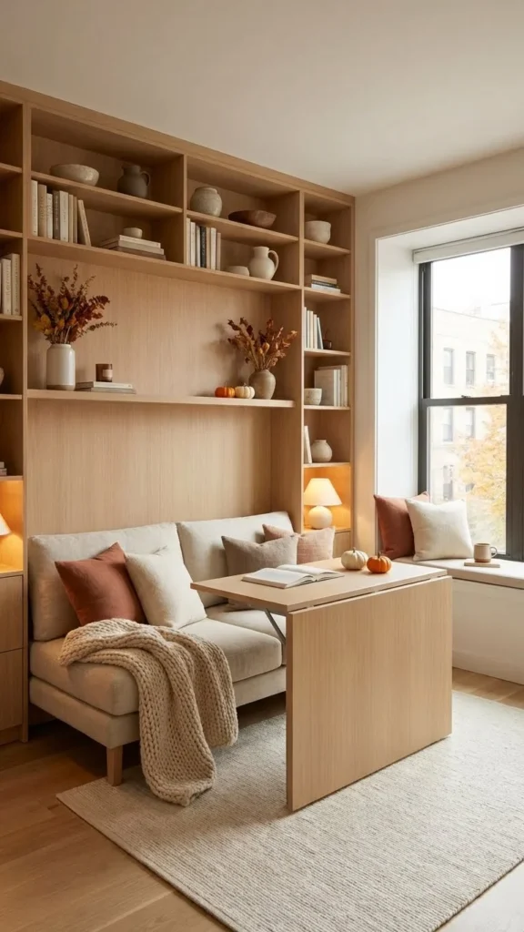 Small Space Fall Decor