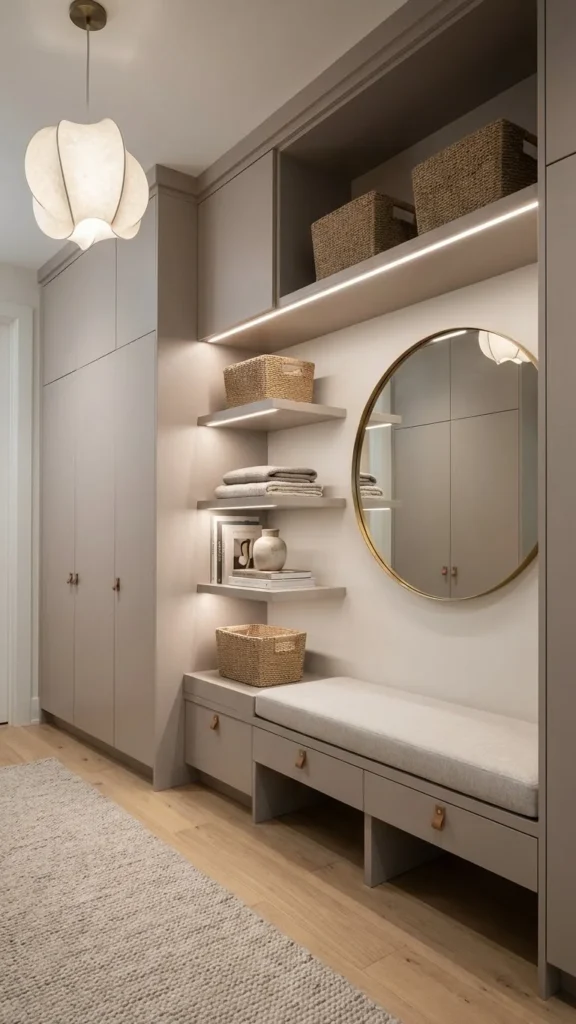 Stylish Entryway Closets