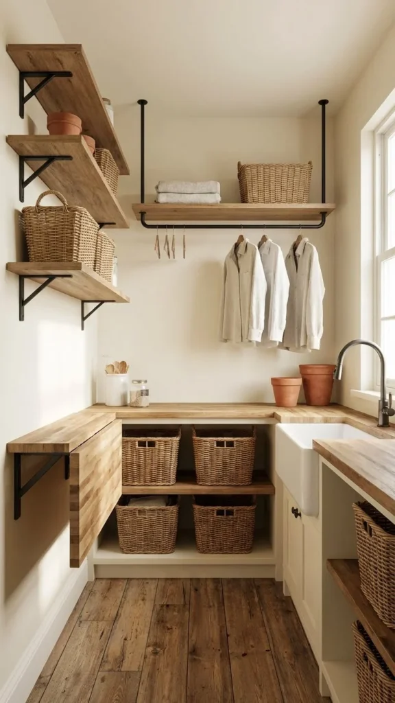 Stylish Small Laundry