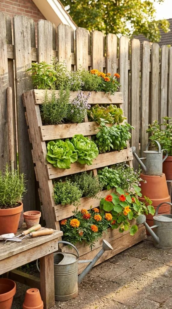  Vertical Pallet Garden