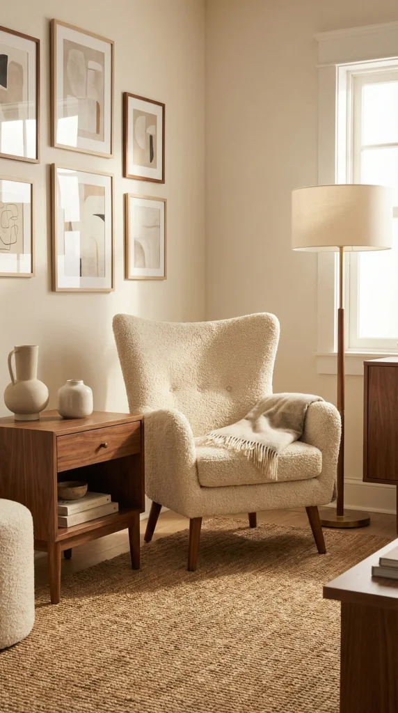 Vintage Boucle Chair