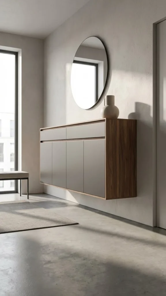  Wall Mounted Shoe Cabinet