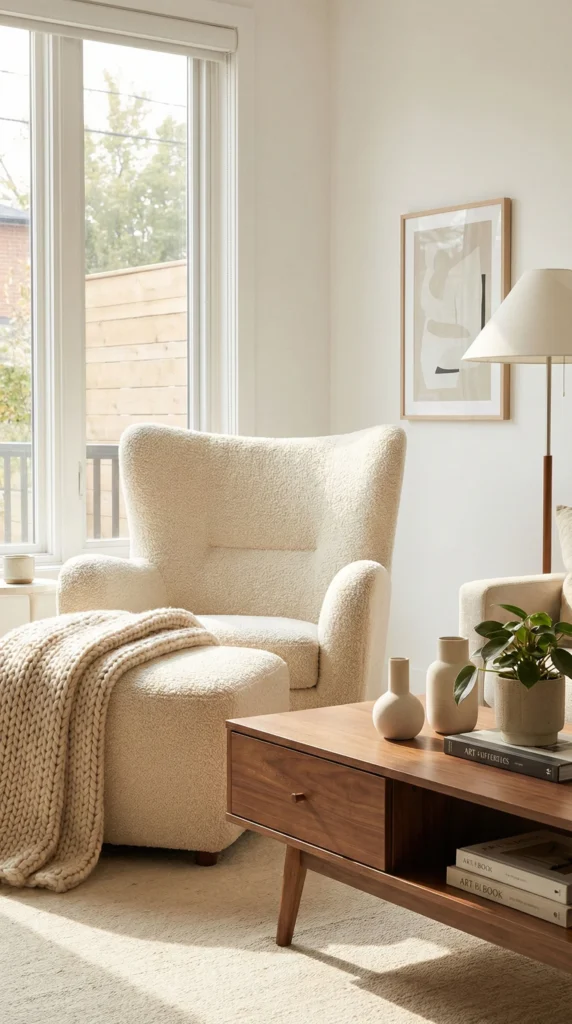 Woolly Boucle Lounge